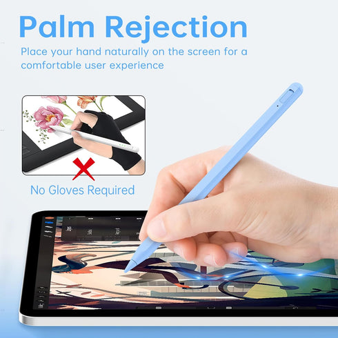 Uogic Stylus Pen for iPad, 14Mins Fast Charging & Palm Rejection & Bluetooth, Active Pencil Compatible with (2018-2023) Apple iPad Pro 11/12.9", i...