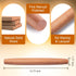 French Rolling Pin, 15.75 Inches Wood Rolling Pins for Baking, Extra Long Classic Wooden Dough Roller for Fondant Pizza Pie Crust Cookie Pastry, K...