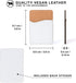 Sublimation Blanks Phone Wallet - PU Leather Card Holder for Back of Phone Stick on iPhone Android HTV Friendly DIY Blanks for Vinyl Projects (Whi...