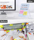 Dry Erase Board, Small Whiteboard with Stand, A4 Size 11.7 x 8.3 Inches with Two Dry Erase Markers...
