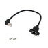 SinLoon RJ45 Ethernet Adapter Cable 90 Degree Downward Male to Famale Ethernet Switch Adapter Cable for CAT 5/CAT 6 LAN Ethernet Socket Connector ...