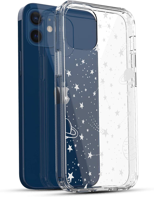 RANZ Compatible with iPhone 12 Mini 5G Case, Anti-Scratch Shockproof Series Clear Hard PC+ TPU Bumper Protective Cover Case for iPhone 12 Mini (5....