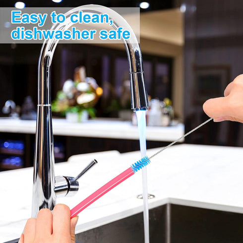 16 Pcs Reusable Straw Cleaning Brushes Bottle Test Tube Long Straw Cleaning Brush Nylon Washing Cleaner Tool Reusable Bottle Straw Brush in Differ...