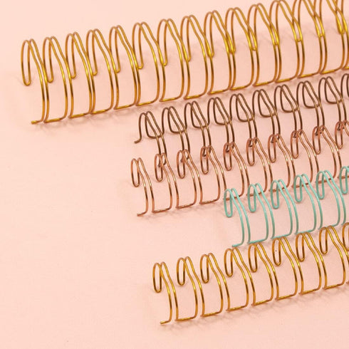 Craftelier - Set of 2 Double Ring Spiral Binders for Albums, Notebooks, Diaries or Calendars | Ideal for Scrapbooking and other Crafting Projects ...