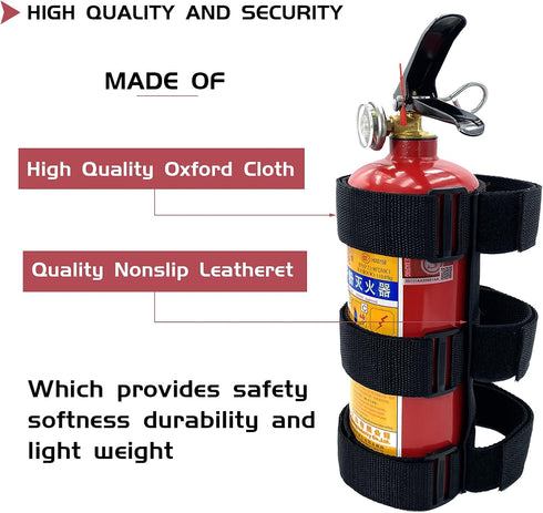 Car Roll Bar Fire Extinguisher Mount Holder Replacement for Jeep Wrangler CJ YJ TJ LJ JK JKU JL JLU, Polaris Ranger RZR General RS1, Can Am Maveri...
