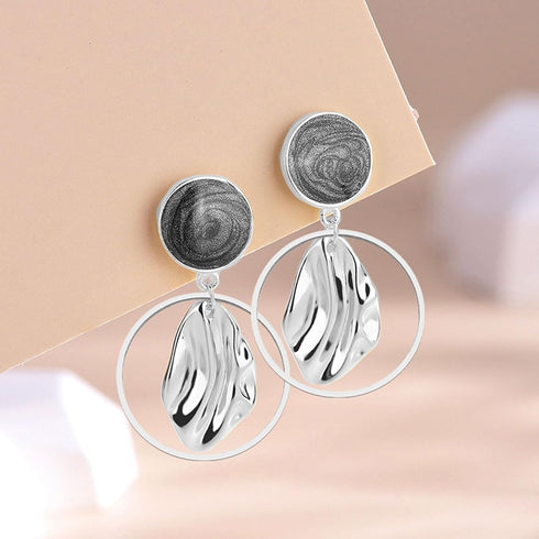 160PCS Earrings Beading Hoop Earring Finding Round Circle Earring Beading Hoop Earrings Pendant Round Beading Hoop for Jewelry Making DIY Crafts A...