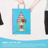 DIY 5D Diamond Painting Kits Handbag Work Bag Gnome Girl Reusable Shopping Storage Tote Bag with Handle Special Shaped Crystal Gems Art Cotton Can...