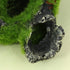 Resin Moss Tree House Fish Shrimp Hiding House Aquarium Fish Tank Decoration Accessories Artificial Resin Log Tree Branch with Moss Fish Tank Deco...