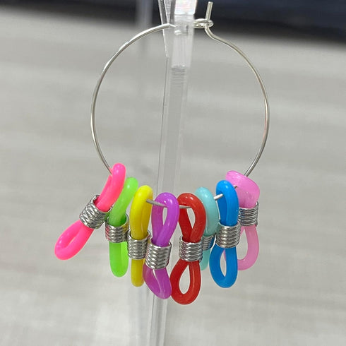 SPANSEE 8 PCS Knitting Needle Stoppers, Knitting Needle Hugger, Stitch Stopper, Project Keeper, Knitting Crochet Supplies, Knitting Accessories, N...
