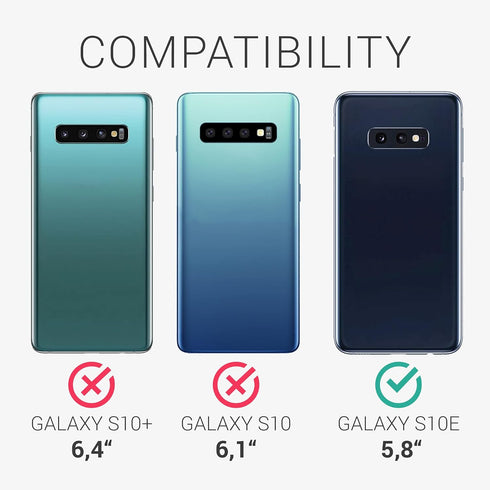 kwmobile Case Compatible with Samsung Galaxy S10e Case - TPU Silicone Phone Cover with Soft Finish - Rhubarb Red...