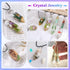 LET'S RESIN Resin Molds 18Pcs Pendulum Crystal Silicone Molds,Multi-Facet UV Resin Jewelry Molds for Quartz Crystals Pendants, Necklace...