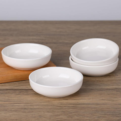3.5 Inch Ceramic Dipping Bowls, Soy Sauce Dish, 3 oz Small Sauce Cups, Pinch Bowls, Mini Dip Bowl for Side Dishes Ketchup Sushi Seasoning Condimen...