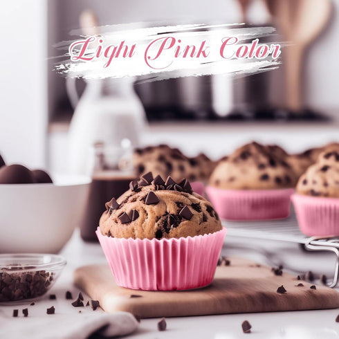 Baking Cups, 100 pieces Paper Cupcake Liners Wrappers Nonstick Muffin Molds Baking Cup Holders for Wedding, Birthday, Baby Shower or Holiday Party...