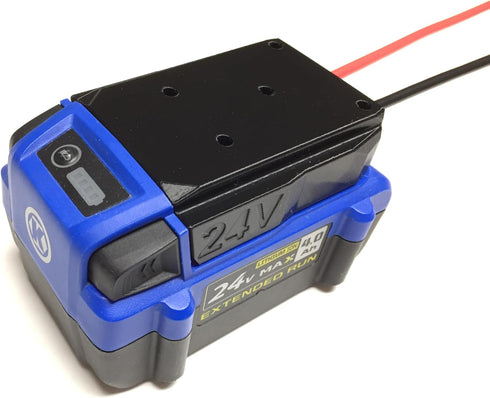 10AWG Adapter for Kobalt 24V Battery li-ion Dock Power Connector Robotics...