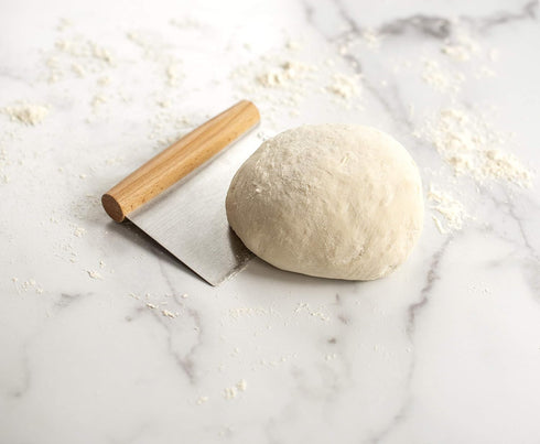 Nordic Ware Dough Cutter with Beechwood Grip, Stainless Steel Blade...