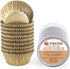 Gifbera Natural Metallic Foil Cupcake Liners - Standard Size Baking Cups Muffin Liners Paper for Celebration, 200-Count...