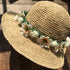 Natural Cotton Raffia Yarn Brown Crochet Summer Sun Hat Yarn (Brown)...