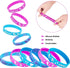 Gejoy 30 Pieces Mermaid Party Favors Mermaid Silicone Wristband Bracelet Under The Sea Parties Wristband Birthday Favors Under The Sea Party Suppl...