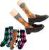 Argyle Socks Retro High Ankle Women 5 Pairs British Style Cute Plaid Mid-calf Casual Crew Socks...