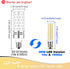 E17 LED Bulb 10 Watt Equivalent 100W 4000K Natural White 1000lm Non-Dimmable 120V E17 Intermediate Base LED Bulb for Desk Lamp, Ceiling Fan Lights...