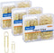 Paper Clips Assorted Sizes, Large Paper Clips, Small Paper Clips, Paper Clip, 300 Gold Paper Clips, (3 Boxes of 100 Each)...