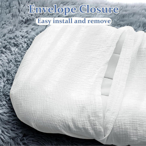 Hooyax Muslin Baby Lounger Cover Soft Organic Cotton Slipcover Fits Newborn Lounger for Baby Boys and Girls (White)...
