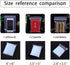 Small Plastic Bags for Jewelry 3 Sizes 300pcs Resealable Zip Bags Clear Zipper Baggies 2 Mil for Beads Board Games Pill Storage 2.4 x 3.5/3.5 x 5/...