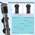 SainSmart XpertMatic Submersible Aquarium Heater, 100W Adjustable Fish Tank Heater Thermostat with Suction Cup, for Marine Saltwater and Freshwate...