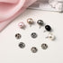 VILLCASE Women Shirt Brooch Pins: 25pcs Pearl Cover Up Button Pin Safety Brooch Buttons - No Sew Metal Tie Tacks Clips for Clothing Dress Supplies...