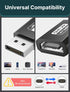 JSAUX 4K DisplayPort to HDMI Adapter 2-Pack, DP PC to HDMI Monitor Converter Video UHD 2K@120Hz,4K@30 DP to HDTV Male to Female Uni-Directional Ad...