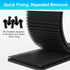 Dual Lock Fastener 1in x 2in Heavy Duty Mounting Tape, 10PCS Reclosable Self Mating Fastener SJ3550 400 Black for Indoor/Outdoor...