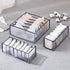 3 Set Underwear Organizer, Foldable Bra Underwear Drawer Organizer Divider Bins for Underwear, Socks, Ties, Bras, Underwear Storage Compartment Bo...