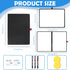 Double-Sided Whiteboard - Portable, 12" x 9" Dry Erase Boards with 3 Markers, Eraser and Stylish Red Elastic Pen Tray for Office, Education and Ho...