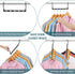 AMKUFO Closet Organizers and Storage 20 Pack Hanger Organizer Magic Hangers Space Saving Hanging Plastic for Heavy Clothes, Dorm Room Bedroom Home...