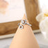Sllaiss 925 Sterling Silver Heart Ring for Women White Gold Plated Open Adjustable Knuckle Rings Engagement Heart Ring Jewelry Gift For Her...