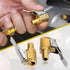 Toolwiz Pack of 4, 5/16 inch Air Chuck for Tires Inflation Brass Valve Attachment Lock On Automotive Repair Qucik Connect Car Compressed Tire Chuc...