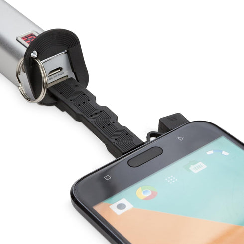 BoxWave Cable Compatible with Samsung Galaxy S20 Ultra 5G - USB Type-C Keychain Charger, Key Ring USB Type-C to Type-A 8 in USB Cable - Jet Black...