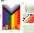Pride Garden Flag, Rainbow Progress Pride Flags, Double Sided LGBTQ Progress Yard Flag 12x18 Inch for Lesbian Gay Bisexual Pride Month Yard Outdoo...