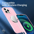 Designed for iPhone 13 Pro Max Case, Silicone Ultra Slim Shockproof Phone Case with Soft Anti-Scratch Microfiber Lining, [Enhanced Camera Protecti...