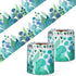 2 Rolls Scalloped Bulletin Board Borders - Eucalyptus Die-Cut Border Trim Bulletin Board Classroom Bulletin - 65.6 Feet Greenery Plant Borders Cla...