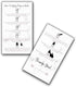 Press-On Nail Application Instructions Cards | 50 Pack | 2x3.5" inch Business Card Size | DIY Press-On Nail Kit | Marble with Rosey Gold Design...