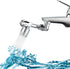 1080° Swivel Faucet Aerator,Twist and Swivel Kitchen Bathroom Sink Aerator,Universal Robotic Arm,Pressurized Water Saving Faucet Aerator & Diverte...