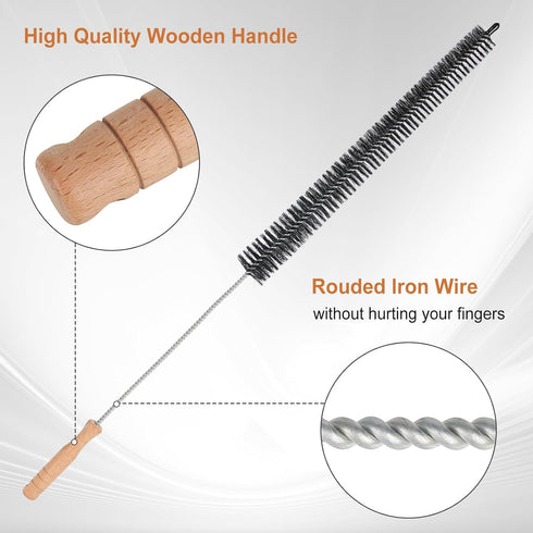Dryer Cleaner Vent Brush - 70cm or 75cm Long Flexible Dryer Vent Cleaner & Refrigerator Condenser Coil Brush Long Flexible Refrigerator Coil Clean...