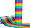 Shimmer Craft Adhesvie Vinyl Roll 12" x6FT Glitter Rainbow Permanent Adhesive Vinyl for Crafts Lettering Scrapbook...