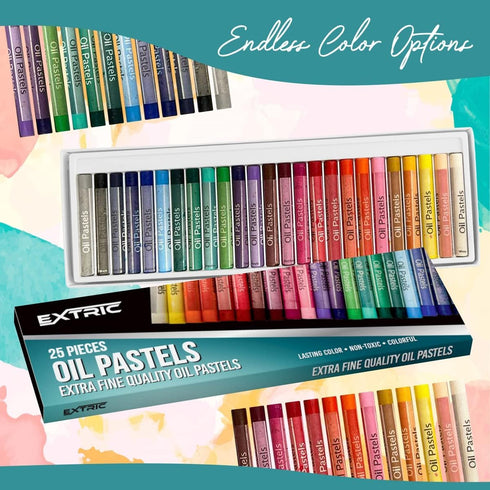 Oil Pastels 36 Colors Count Pastels Art Supplies, Soft Pastels, Oil Pastels for Kids and Artists, Oil Crayons...