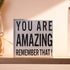 Inspirational Wooden Box Sign You are Amazing Remember That Wood Box Sign Home Decor Motivational Quote Desk Decor Thank You Gift for Home Office ...