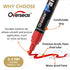 Overseas White Paint Pens Paint Markers - Permanent Acrylic Markers 3 Pack, Water Based, Quick Dry, Waterproof Paint Marker Pen for Rock, Wood, Pl...