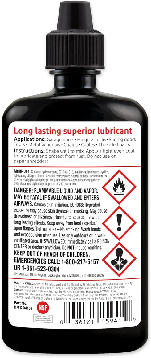 DuPont Teflon Multi-Use Lubricant Squeeze Bottle, 4 Oz...