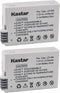 Kastar LPE8 Battery (2-Pack) for Canon LP-E8, LC-E8E, Canon EOS 550D, EOS 600D, EOS 700D, EOS Rebel T2i, EOS Rebel T3i, EOS Rebel T4i, EOS Rebel T...