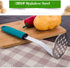 Mashed small potato masher, 304 Stainless Steel Bean and Potato Masher...